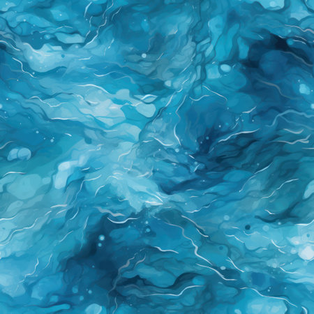 Create stunning digital art with this seamless tilable water texture pattern, perfect for adding depth and dimension to your designs.の素材