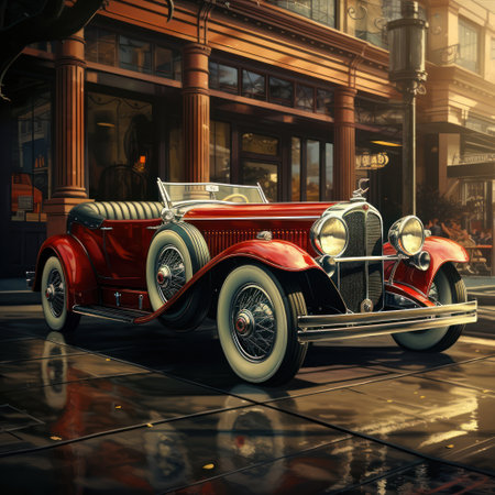 Take a ride down memory lane with Vintage Automobiles! Immerse yourself in the nostalgic beauty of classic cars that have shaped generations.の素材