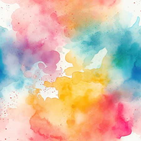 This watercolor texture is perfect for digital artists! Its seamless tilable pattern makes it easy to use and enhances any virtual art with a hand-painted touch.の素材