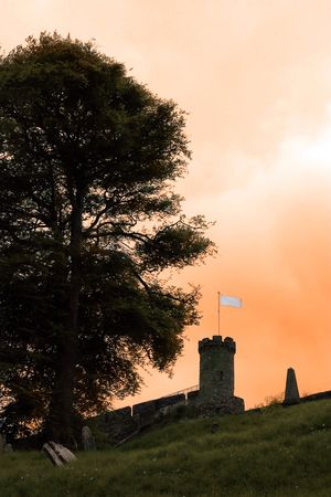 a historic graveyard in youghal co cork irelandの写真素材
