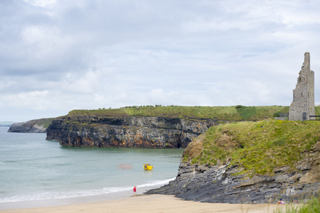Ballybunion Sea & Cliff Rescue Service at ballybunion cliffs castle and beach of  county kerry irelandのeditorial素材