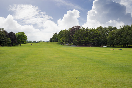 kilkenny castle garden grounds and parkの写真素材