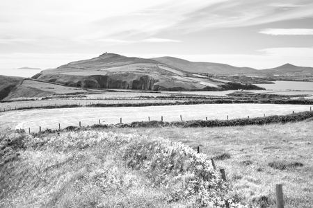 the dingle peninsula on the wild atlantic way in county kerry irelandの写真素材