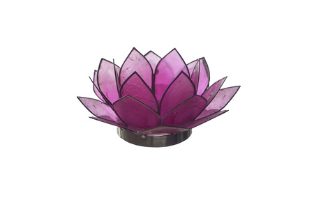 glass and metal flower with a clipping pathの写真素材