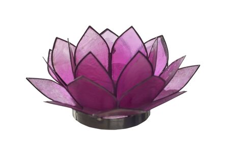 glass and metal flower with a clipping pathの写真素材