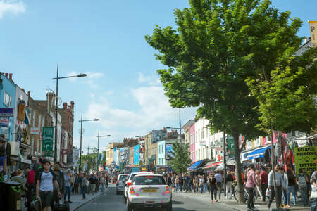 street scenes from camden town in the city of londonのeditorial素材