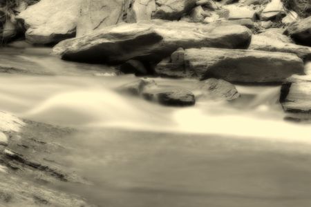 soft riverの写真素材