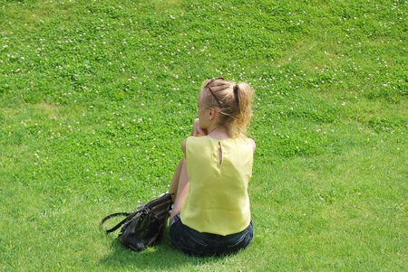 Warsaw Poland, June, 2014.Women on the streets of Warsaw.Scenes from everyday life on the streets of Warsaw in the summer days.のeditorial素材