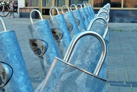 bicycle stationの写真素材