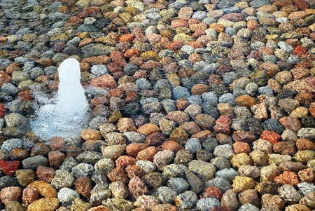 Stones in the waterの写真素材