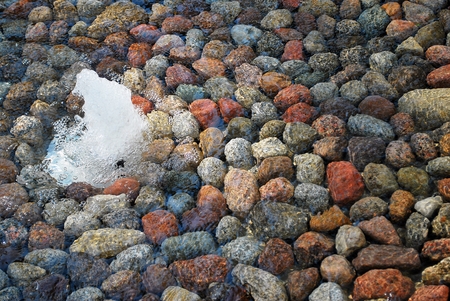 Stones in the waterの写真素材