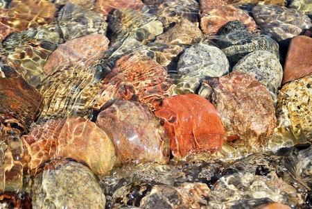stones in the water
