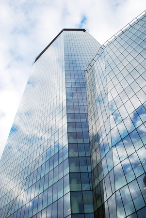 Warsaw, Poland - May 16.Q22 is a modern office buildingのeditorial素材