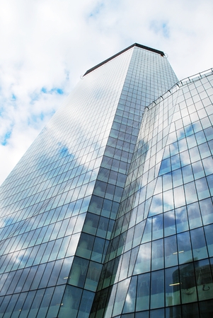 Warsaw, Poland - May 16.Q22 is a modern office buildingのeditorial素材