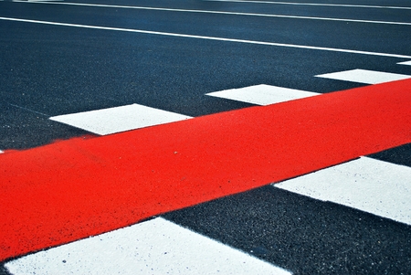 Bicycle road sign on bicycle laneの写真素材