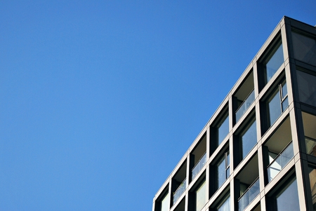 Modern apartment buildingの写真素材