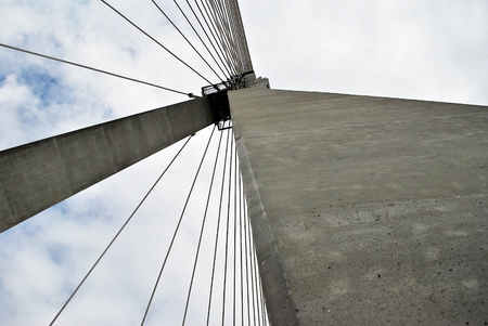 cable-stayed bridgeの写真素材