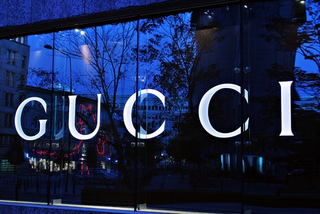 Warsaw, Poland. 15 September 2016. Gucci store on September 2016.のeditorial素材