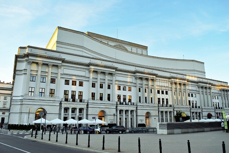 Warsaw, Poland. 16 September 2016. The Grand Theatre and National Opera in Warsawのeditorial素材
