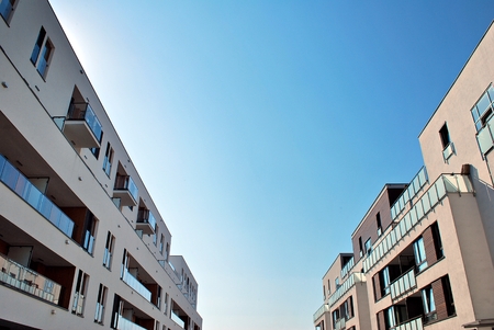 Modern, Luxury Apartment Buildingの写真素材