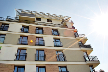 Modern, Luxury Apartment Building.