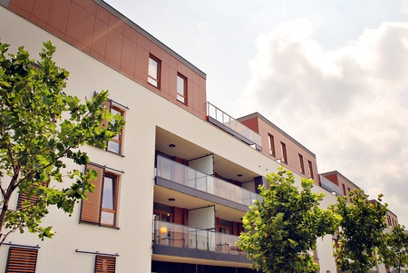 Modern, Luxury Apartment Building.の写真素材