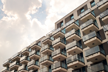 Modern, Luxury Apartment Building.の写真素材