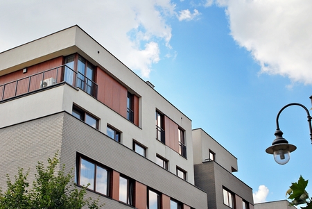 Modern, Luxury Apartment Building.
