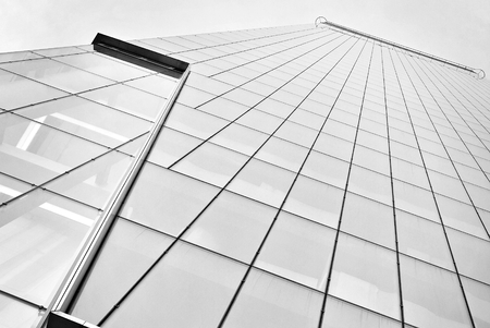 Modern office building.Black and white.の写真素材
