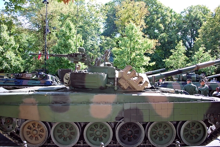 Warsaw, Poland.15 August 2017. Military parade in Warsaw on the occasion of the Polish Army Day.