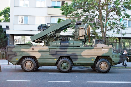 Warsaw, Poland.15 August 2017. Military parade in Warsaw on the occasion of the Polish Army Day.