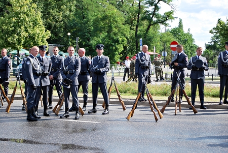 Warsaw, Poland.15 August 2017. Military parade in Warsaw on the occasion of the Polish Army Day.