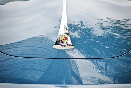 Warsaw, Poland.16 September 2017. Coffee and Cars - DaftCafe show meeting in Warsaw Spire skyscraper on European Square.のeditorial素材