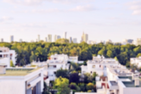 Abstract blur of modern apartment building.の写真素材