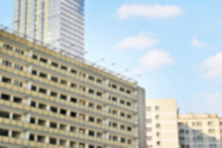 Blur office building with backgroundの写真素材