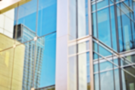 Blur office building with backgroundの写真素材