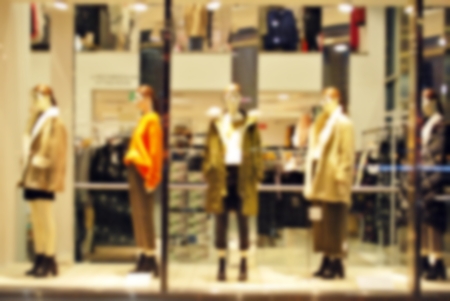 Fashion Store Defocused Blurred Backgroundの写真素材