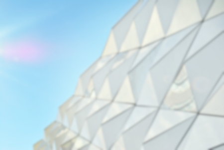 blurred modern building glass wallの写真素材