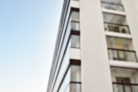 New apartment buildings blurred backgroundの写真素材