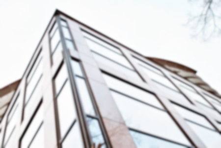 New apartment buildings blurred backgroundの写真素材
