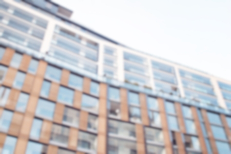 New apartment buildings blurred backgroundの写真素材