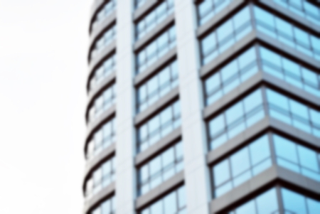 New apartment buildings blurred background