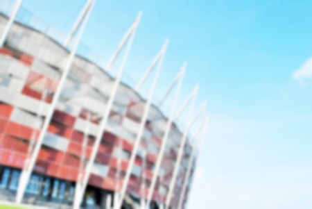 football stadium blurred backgroundの写真素材
