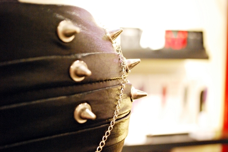 Bondage sadomasochism sex games erotic handcuffs and leather bdsm dominance whipの写真素材