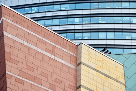 Office building. Business building. Exterior of buildingの写真素材