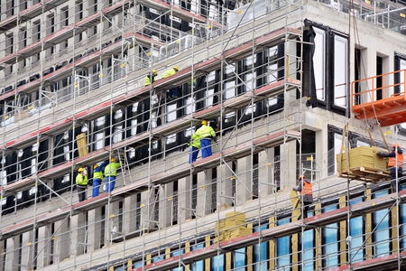 construction site workers