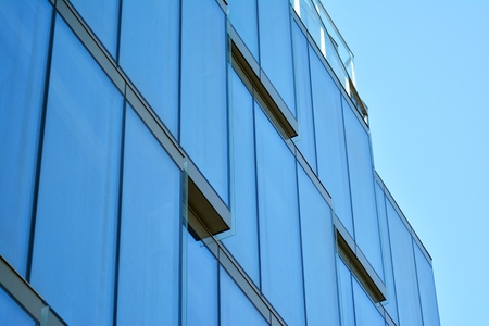 Exterior of a modern office building