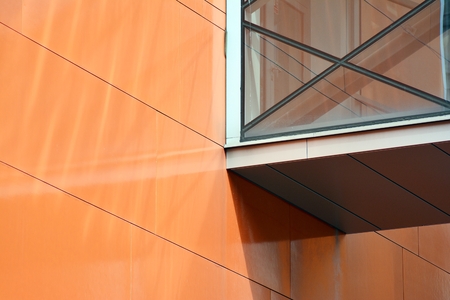 Modern architecture, glass and steel. Abstract architectural design.