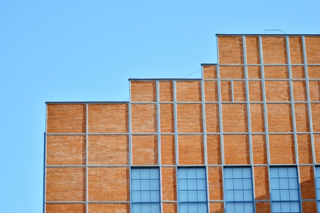 Revitalized red brick buildings