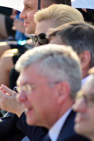 Warsaw, Poland. 10 April 2018.The ceremony of unveiling the victims of a plane crash near Smolensk.のeditorial素材